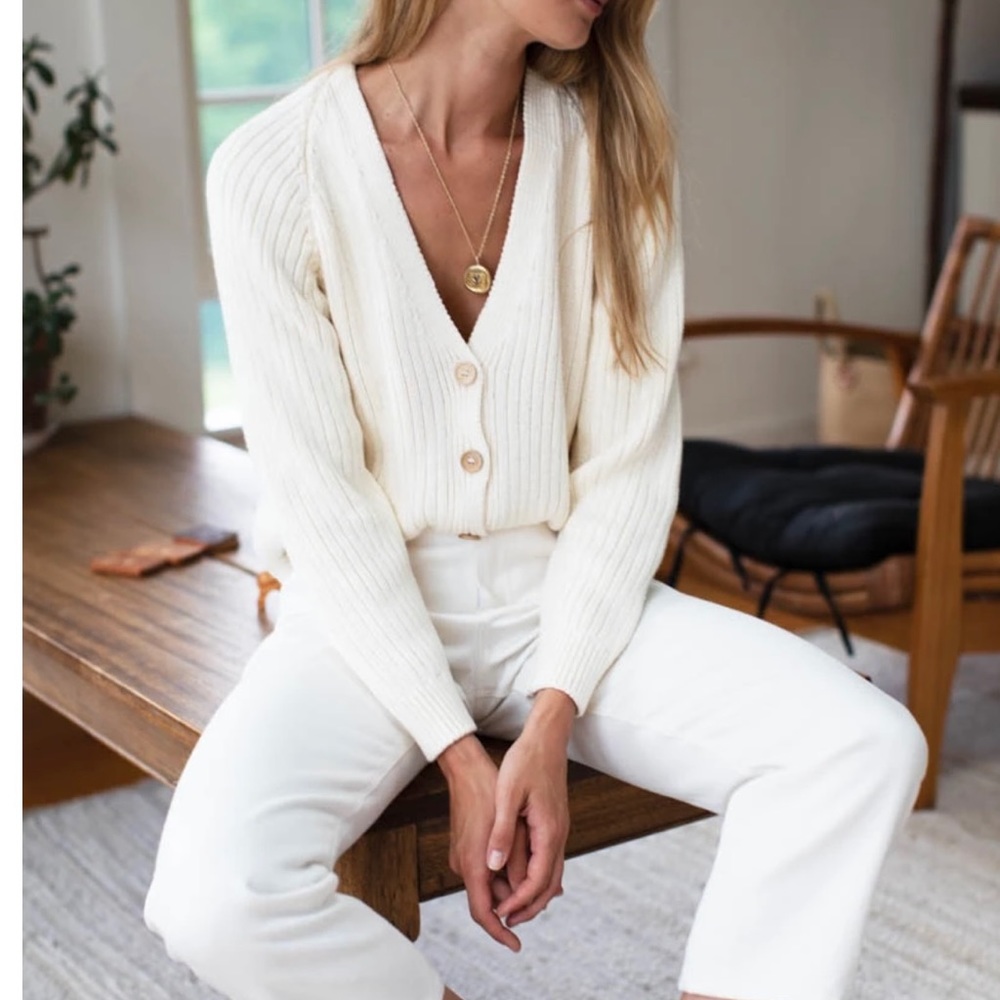 Emerson Fry Low-V Neck Cardigan
